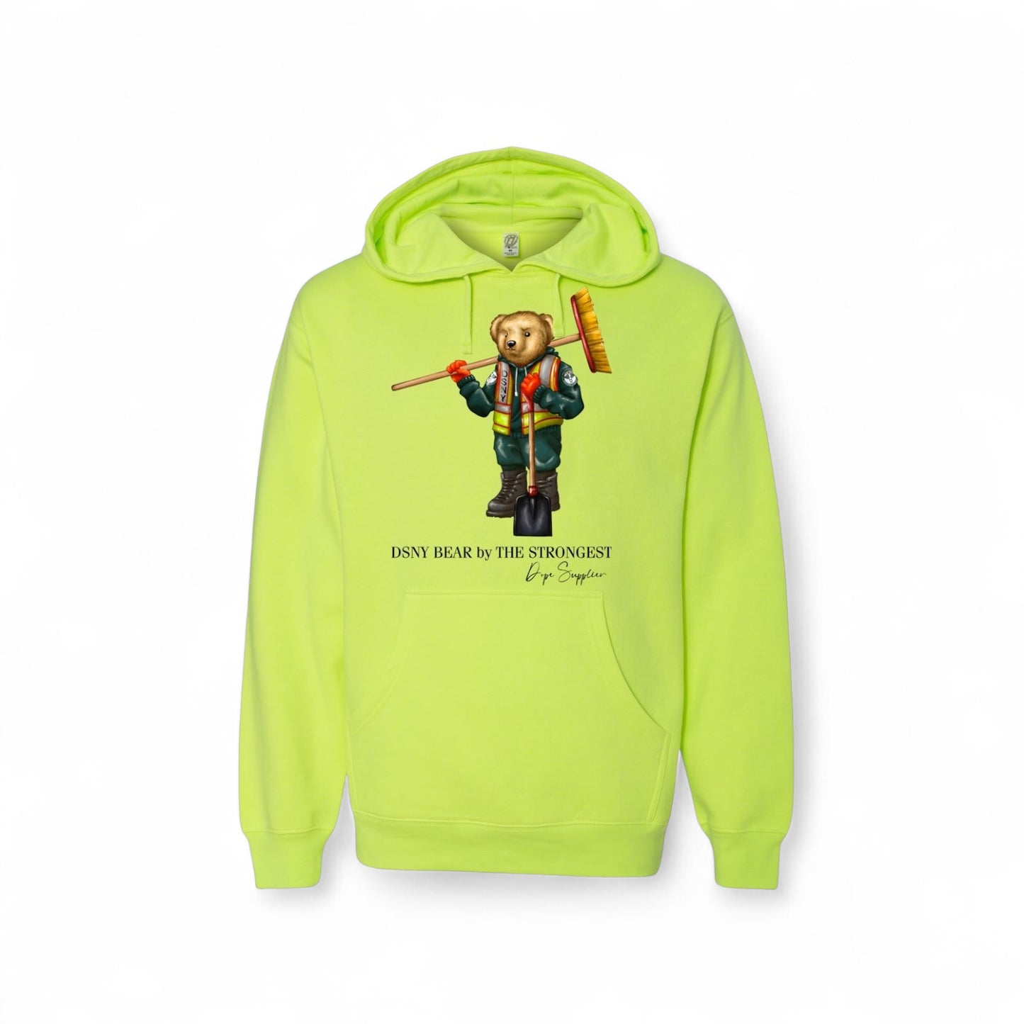 DSNY Bear Hoodie (Safety Yellow)