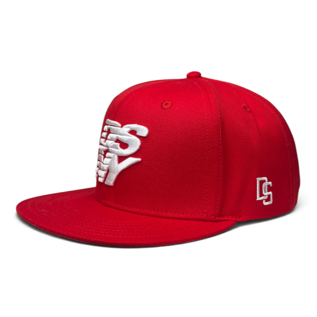 Stacked Logo SnapBack (Flat Brim)
