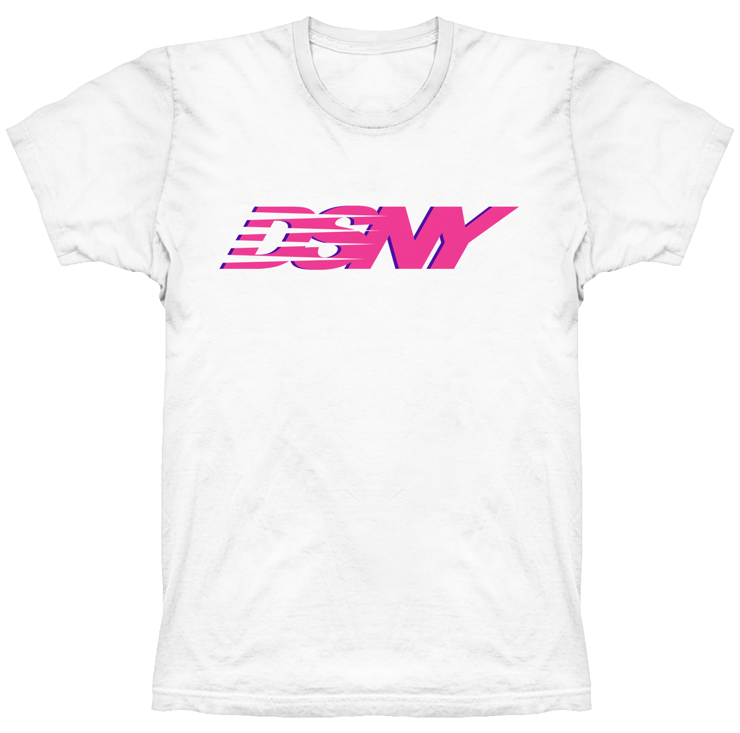 Basic Logo Tee | White, Pink & Purple