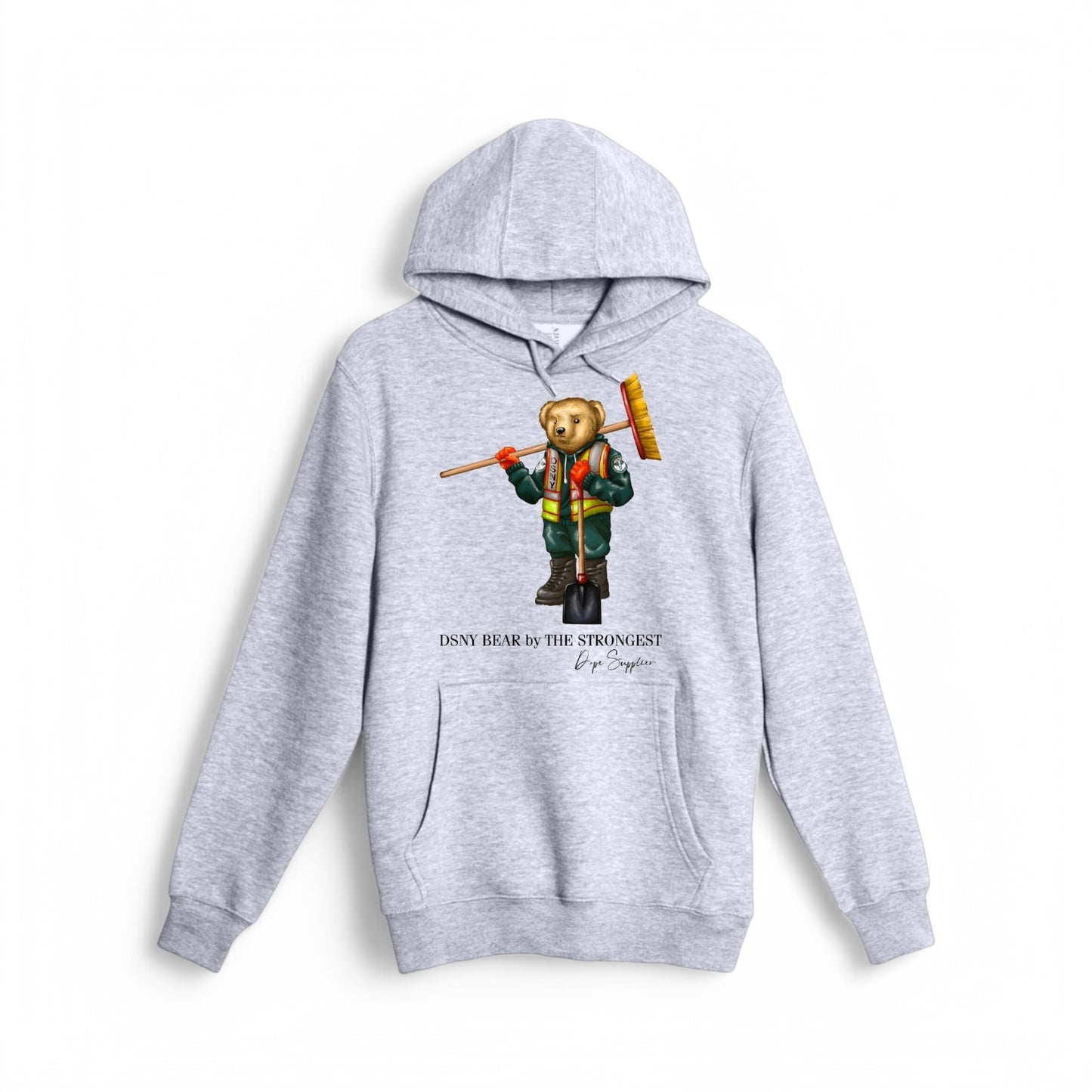 DSNY Bear Hoodie (Grey)