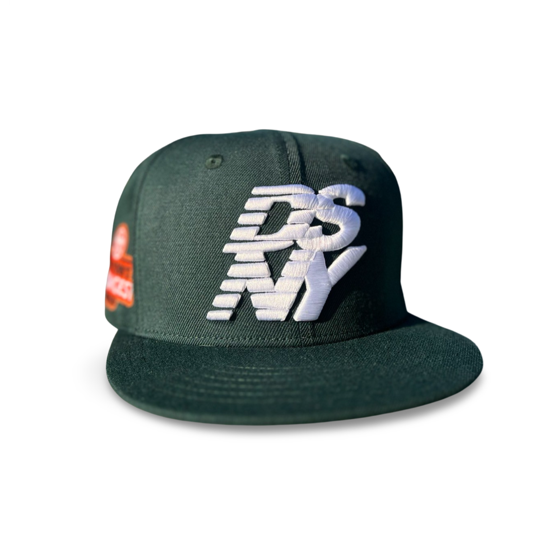 Stacked Logo SnapBack Green