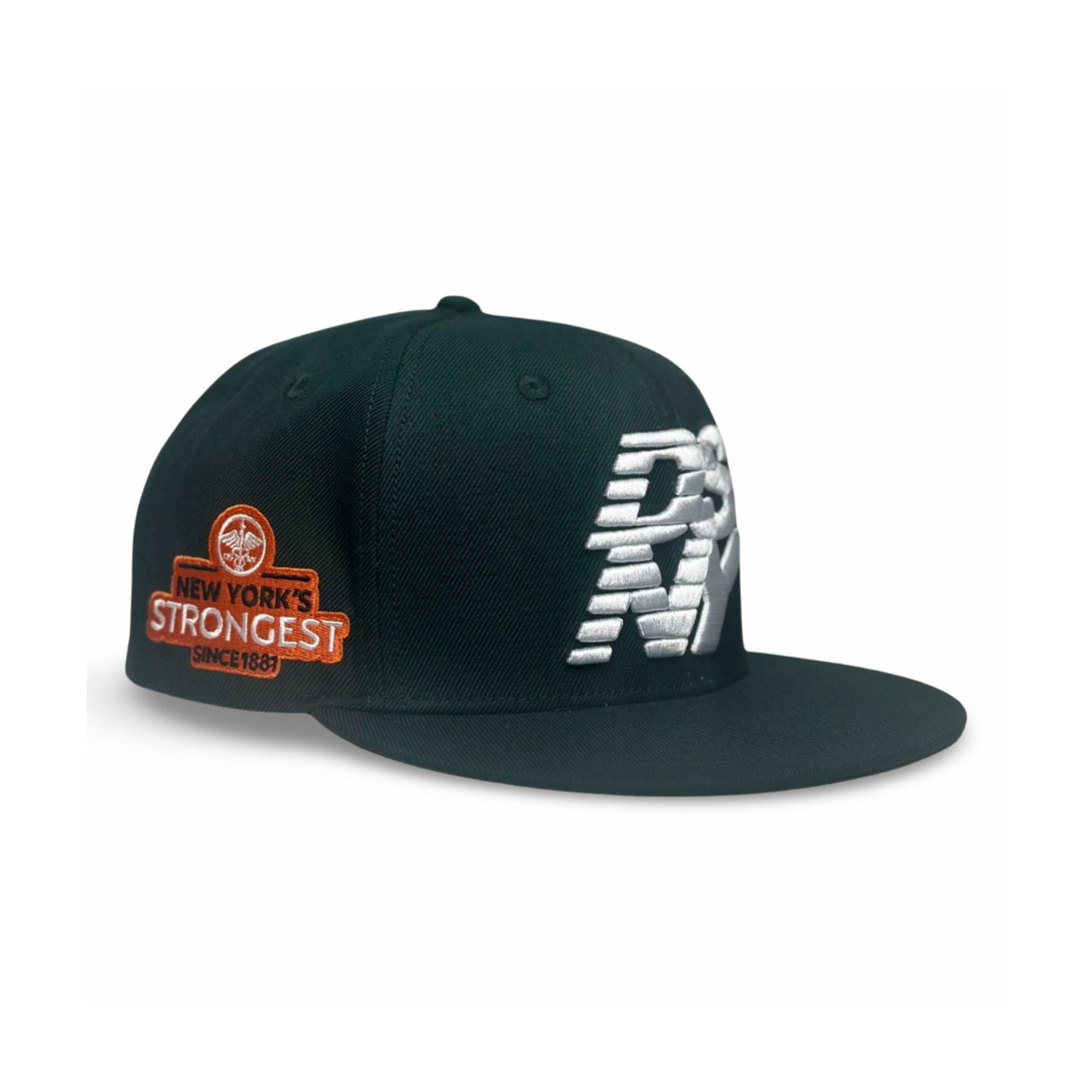 Stacked Logo SnapBack Green