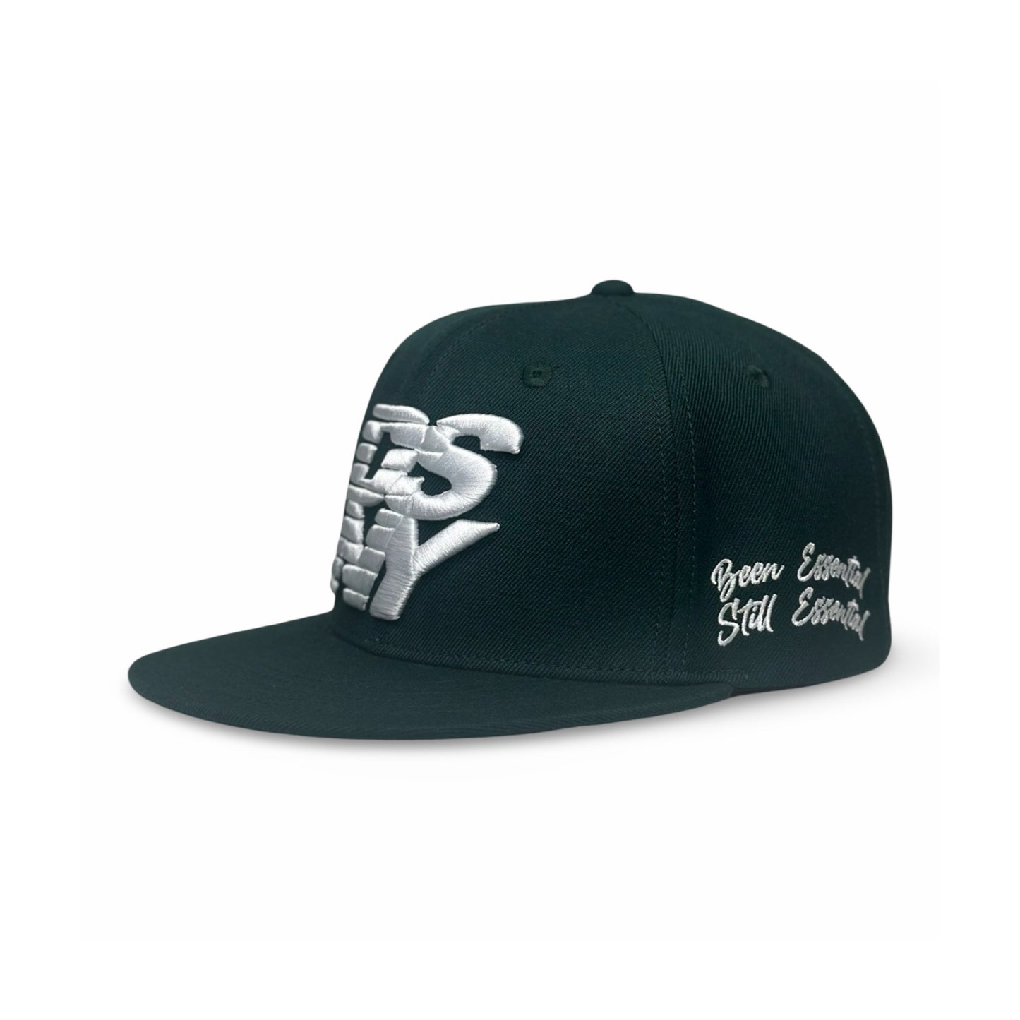 Stacked Logo SnapBack Green