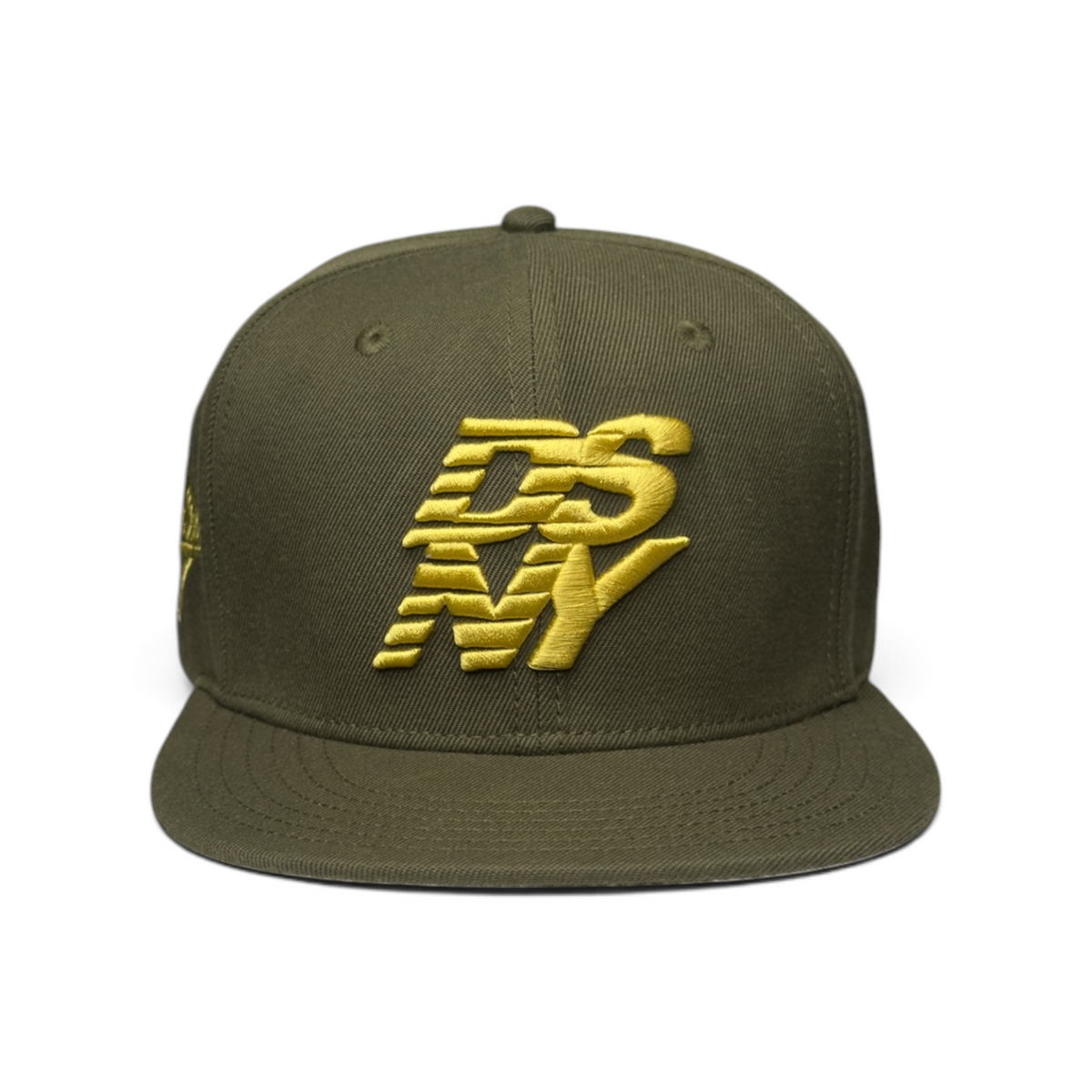 Stacked Logo SnapBack (Flat Brim)