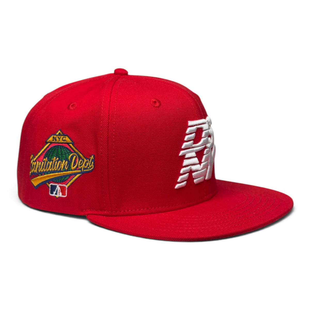 Stacked Logo SnapBack (Flat Brim)