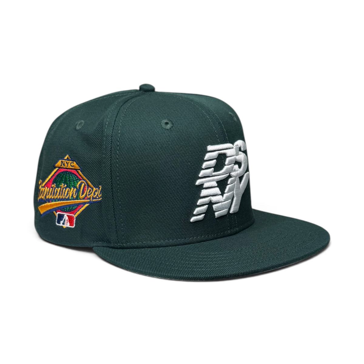 Stacked Logo SnapBack (Flat Brim)