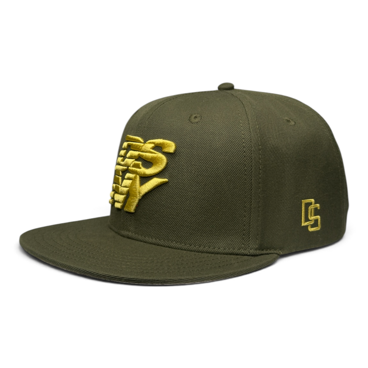 Stacked Logo SnapBack (Flat Brim)